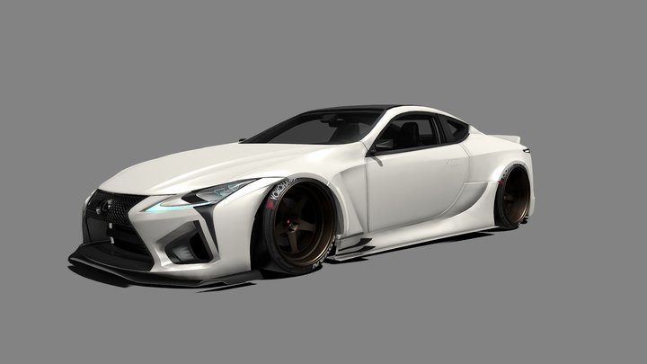 Lexus LC-500 3D Model