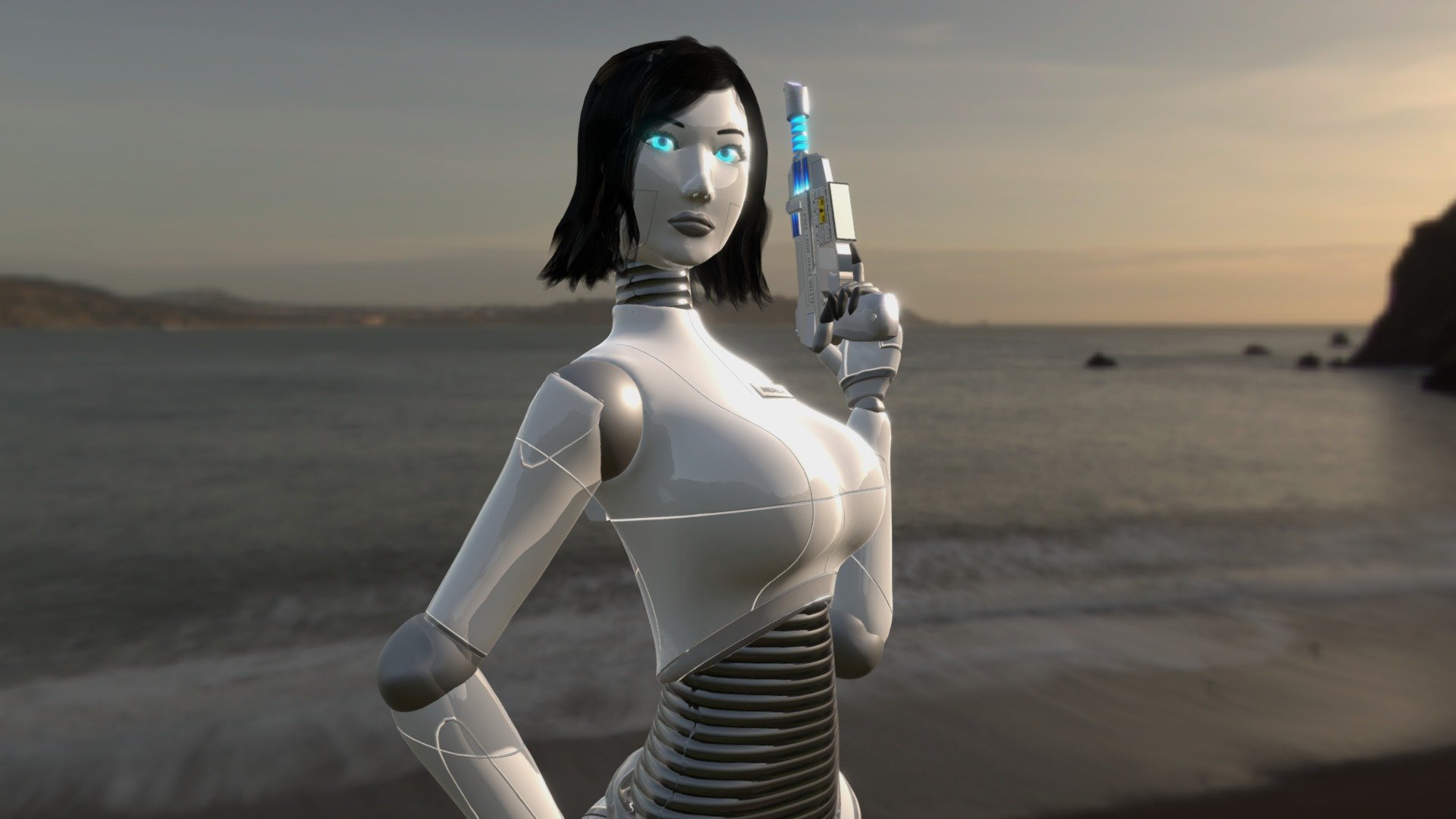 Female Android - 3D model by Eduardo Lacerda (@Eduardo.Lacerda ...