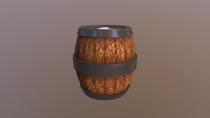 Closed Barrel 2 3D Model