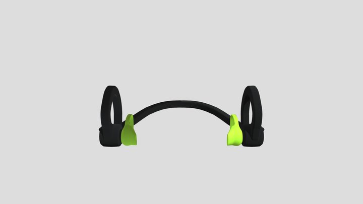 Plantronics Back Beat FIT Earphones 3D Model