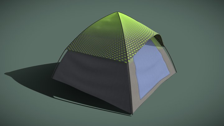 Camping tent 3D Model