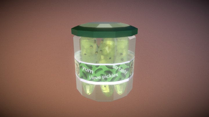 Ol' Mama's Pickle Jar 3D Model