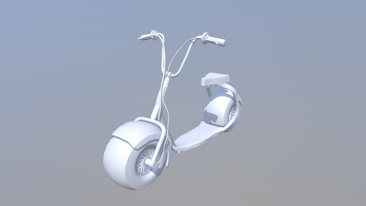 Scooter Finished 3D Model