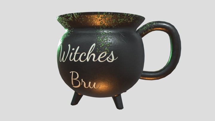 Cauldron Mug 3D Model
