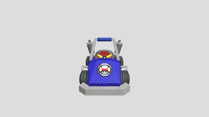 Toad Kart 3D Model