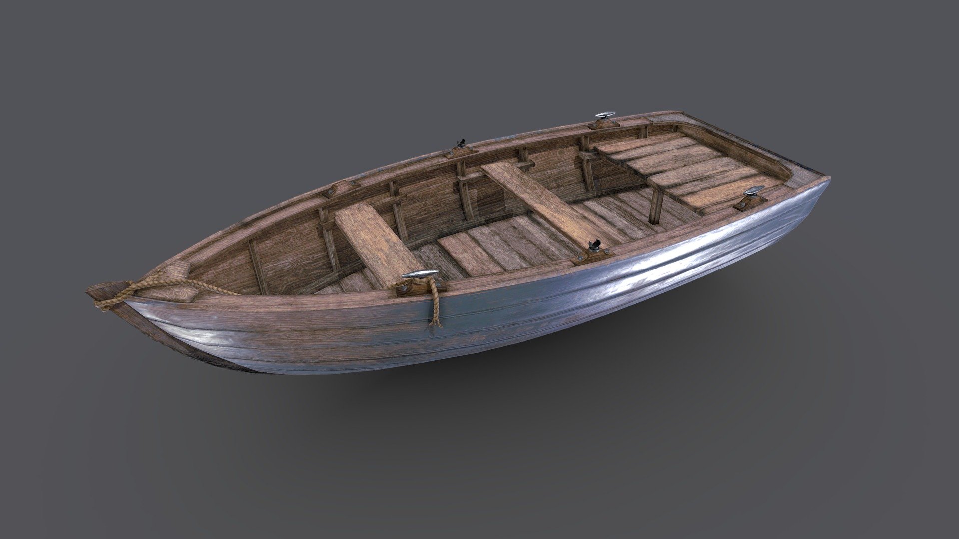 Old Wooden Boat - Buy Royalty Free 3D model by MaX3Dd (@MaX3Dd) [3f638bc]