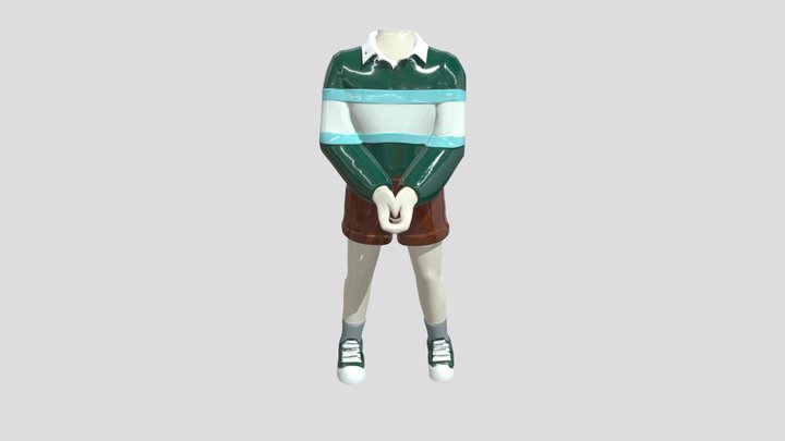 squid game doll cheol-su model 3D Model