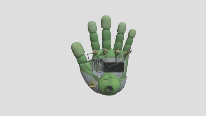 green hand 2.0 poppy playtime 5 fangame made 3D Model