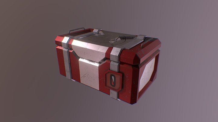 Crate (With Boneworks Theme) 3D Model