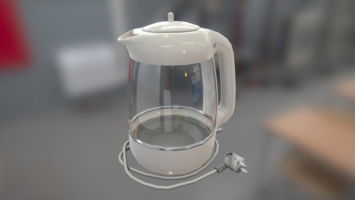 Glass Kettle 3D Model