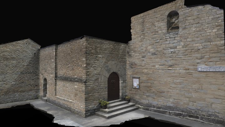 EXTERIOR DEL CLAUSTRO EN LA ZONA NORESTE. 3D Model