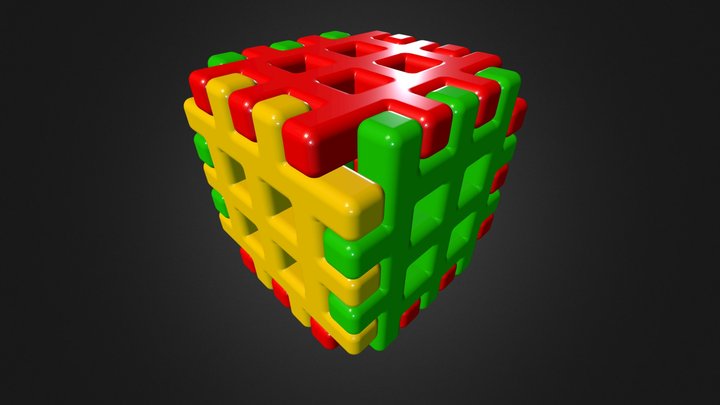 Klocki Kostka Sama 3D Model