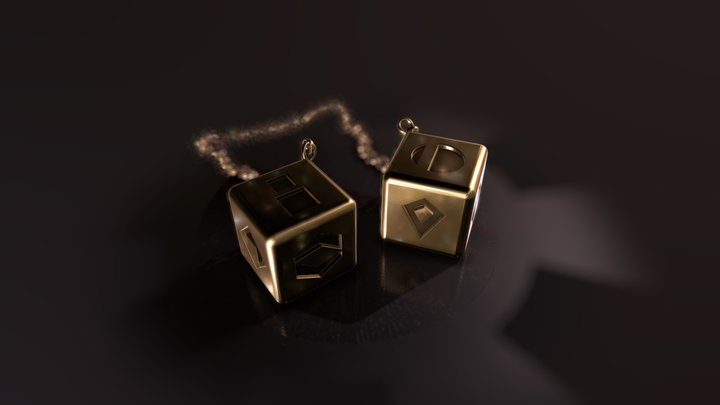 Han Solo's Dice 3D Model