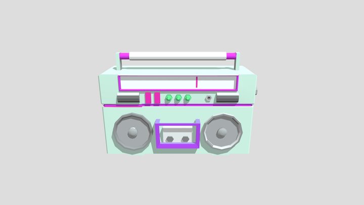 Boombox 3D Model