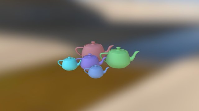 Teapot test 3D Model
