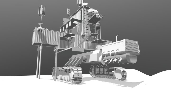 Walker City 3D Model