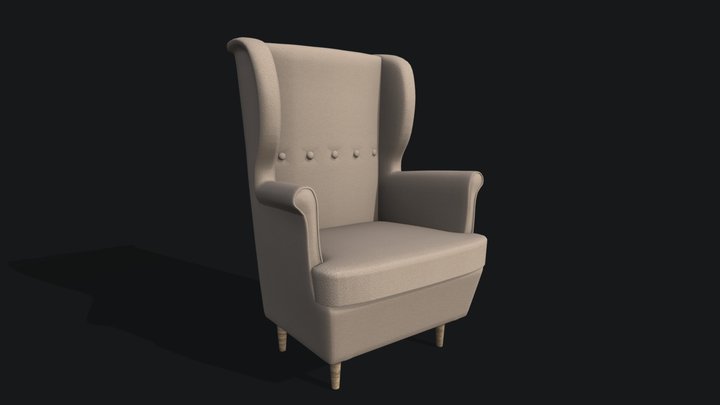 Wing Chair 3D Model