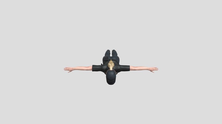 Police female 3D Model