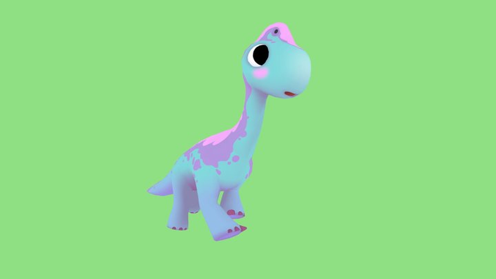 Cute Brachi 3D Model