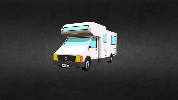 Camper Car 3D Model