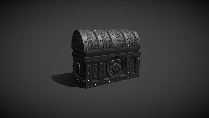 Davy Jones chest 3D Model