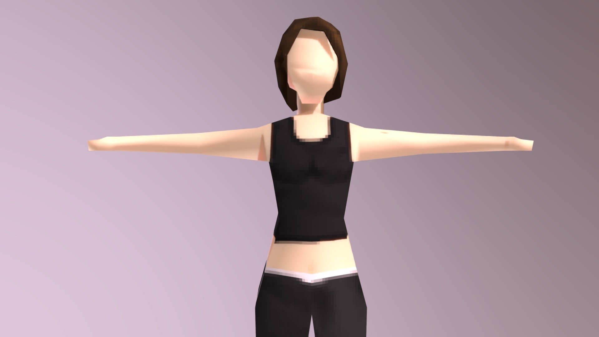 Mulher Da Floresta No Estilo De PS1