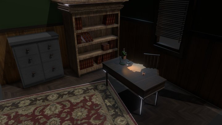 detectives office 3D Model