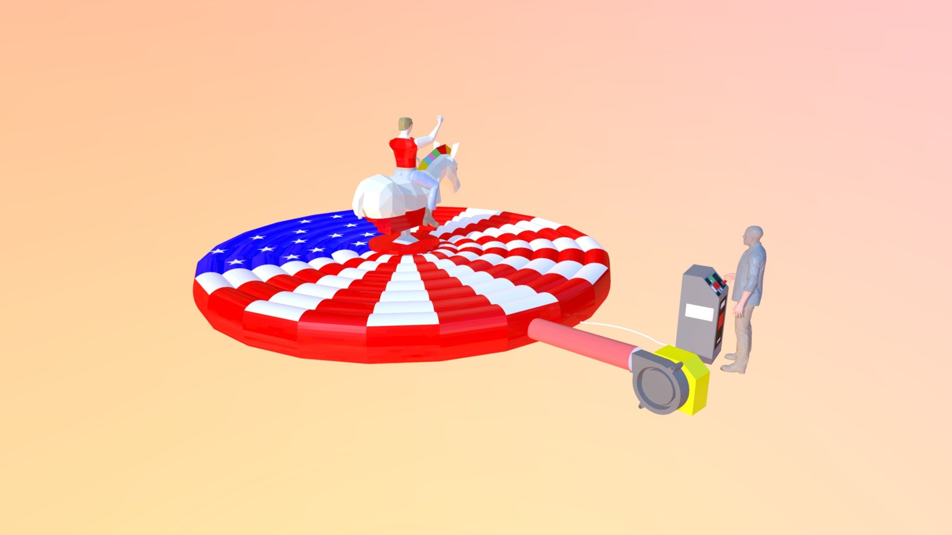 Rodeo Unicorn — Sketchfab embed 3D viewer