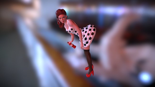 Pin Up ! 3D Model