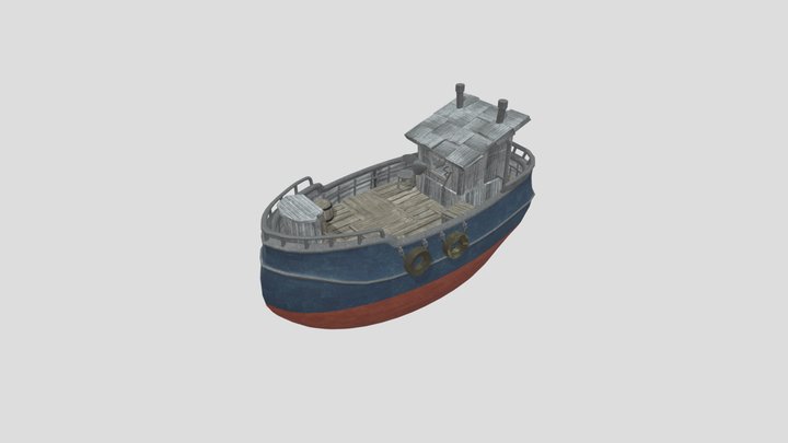 Ship - Poupelle of the Chimney Town 3D Model