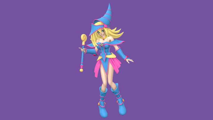 DARK MAGICIAN GIRL ⭐️⭐️⭐️⭐️⭐️⭐️ 3D Model