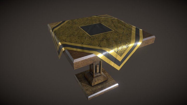 Some Random Old Table 3D Model