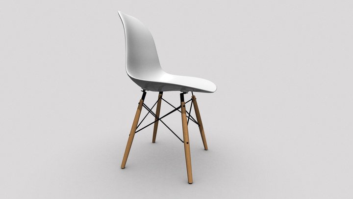 Eames Plastic Chair 3D Model