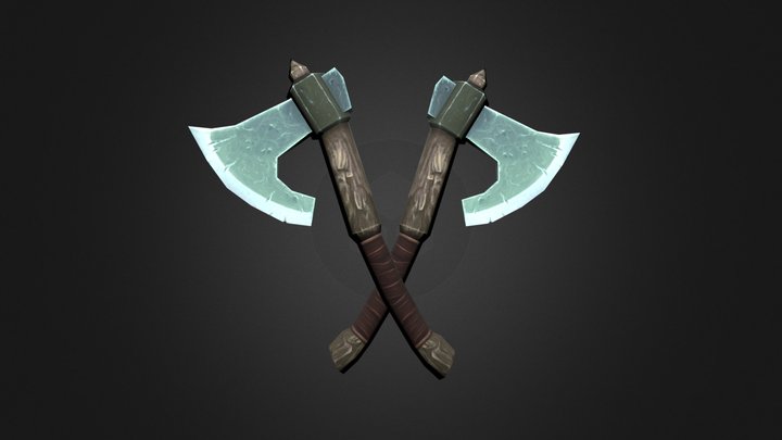 Battle Axe 3D Model