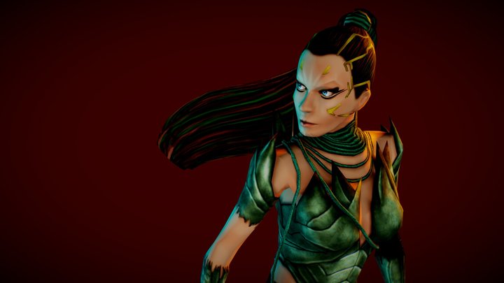 Rita Repulsa from 2017 Power Rangers movie 3D Model