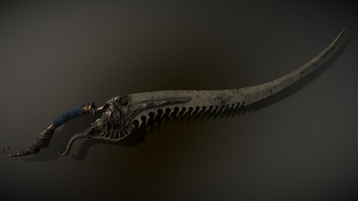 Evil sword 3D Model
