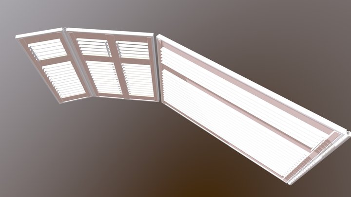 Custom Shutters 3D Model