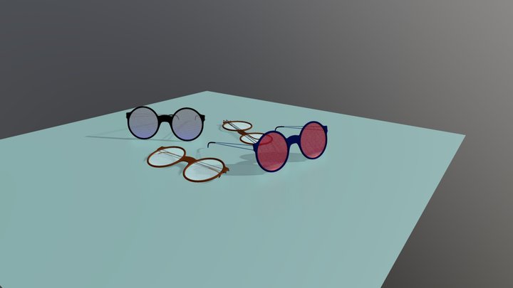 Glasses 3D Model