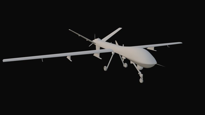 MQ-9 Reaper UAV drone 3D Model