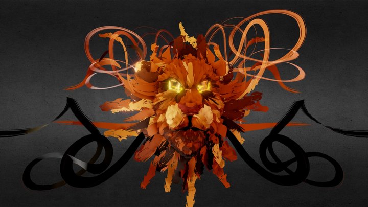 Tiltbrush - Lion 3D Model