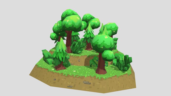 ForestScene 3D Model