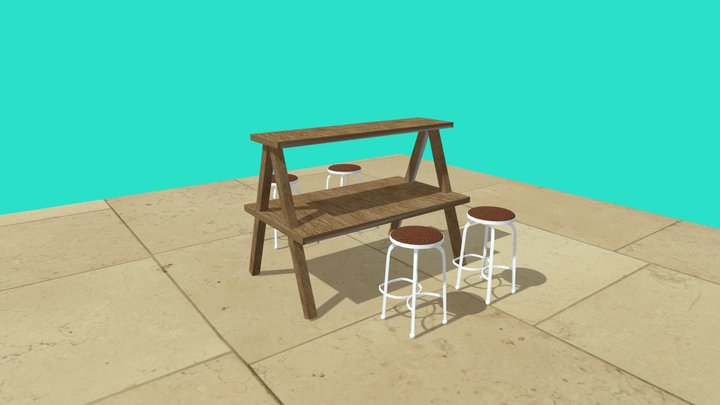 exhibition stand 2 3D Model
