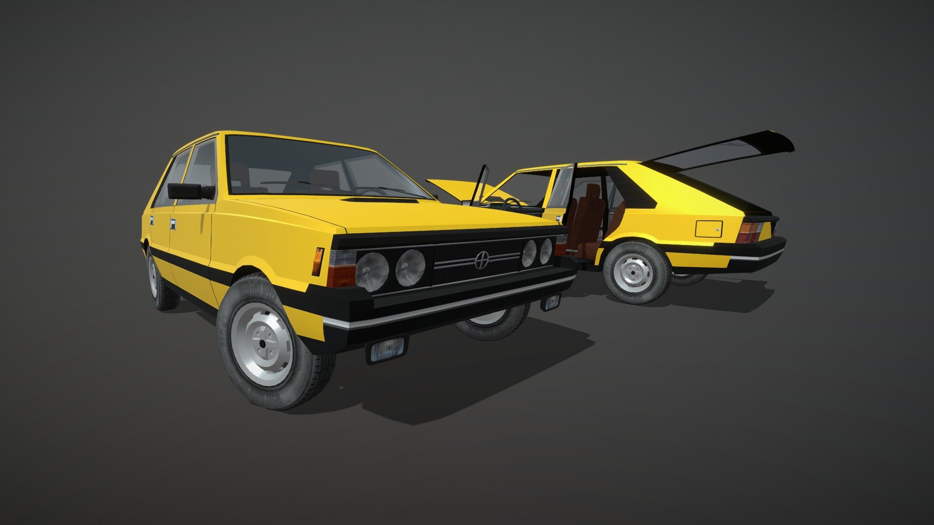 FSO Polonez 1500 - NFS ProStreet Pepega Edition - 3D model by Vapordude  (@Vapordude) [3f76ef5]