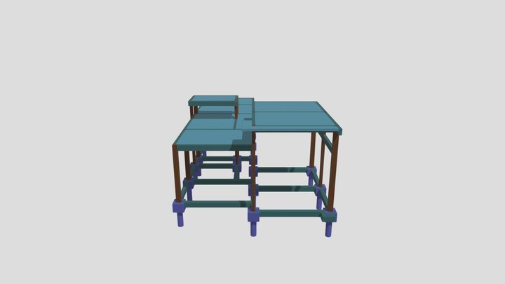 Projeto Estrutural Geraldo Jaime 3D 3D Model