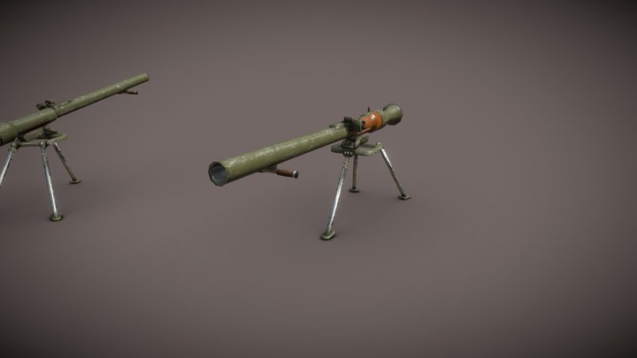 SPG-9 3D Model