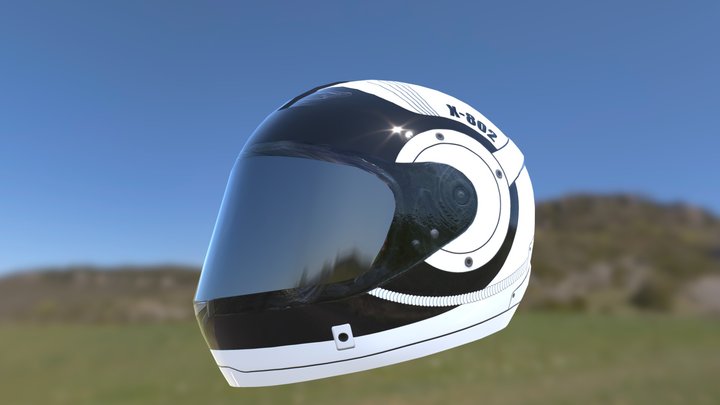 Gara's Bike Helmet v.2 3D Model