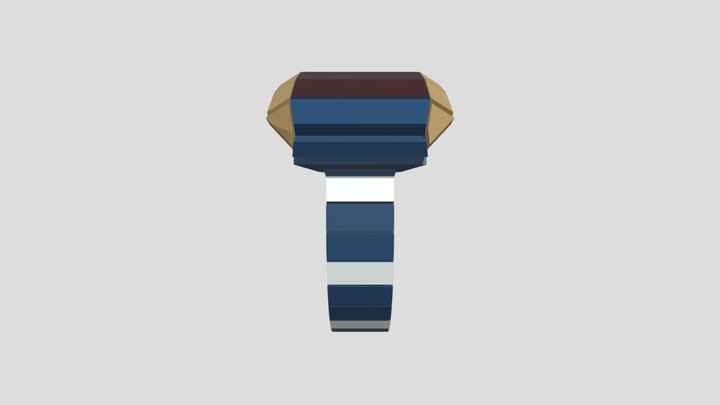 Ring Low Poly 3D Model