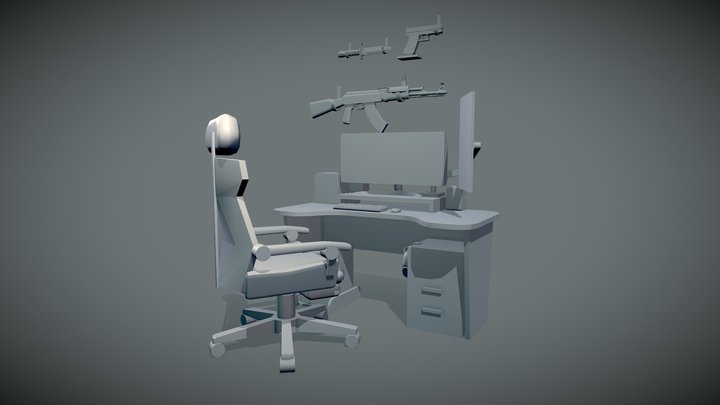 Workplace 3D Model