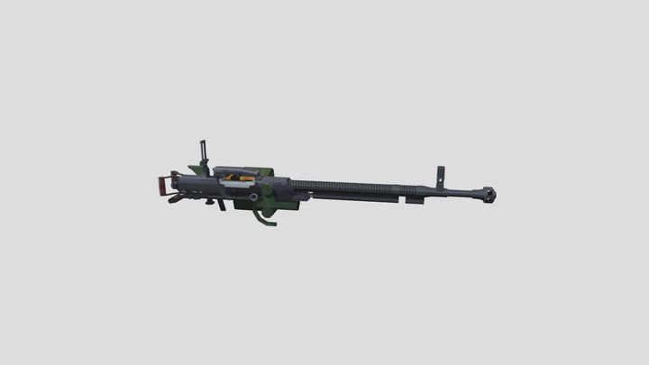 DShK-M 3D Model