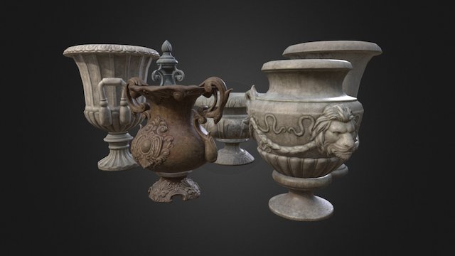 Ancient Vases Volume 2 3D Model